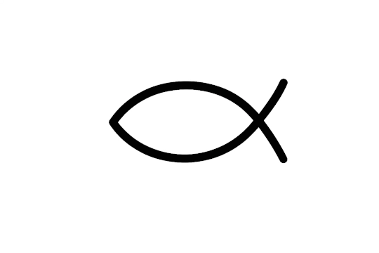 Ichthys - Der christliche Fisch - Zeichen Jesus