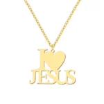 I love Jesus Gold