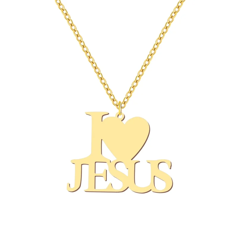 I love Jesus Gold