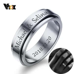 Ring mit Wunschgravur – Edelstahlring personalisiert 💍