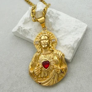 Jesus Anhänger klein dezent minimalistisch