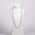 AnuJewel 4 mm Moissanit Tenniskette – 45 bis 60 cm – weitere Produktansicht