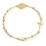 Marienarmband mit Kreuz für Damen – Design 1