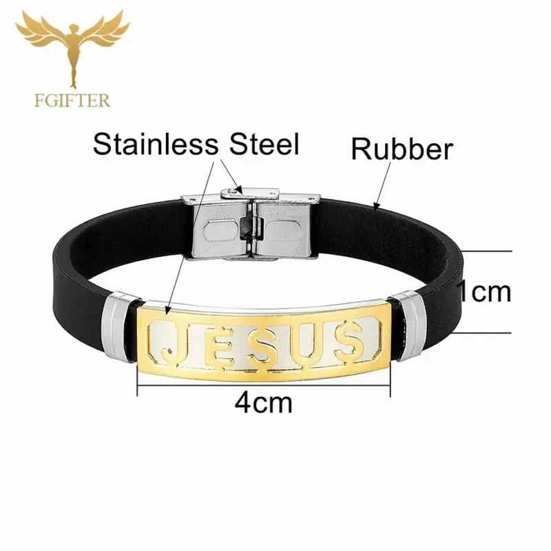 Jesus Armband mit JESUS-Schriftzug – Produktansicht