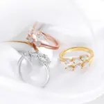 SMYOUE Moissanit Kronenring – Premium-Detail