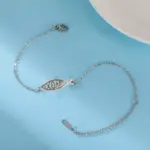Jesusfisch Armband aus Edelstahl – Produktansicht