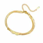 Engelsflügel Armband – Gold Design 3