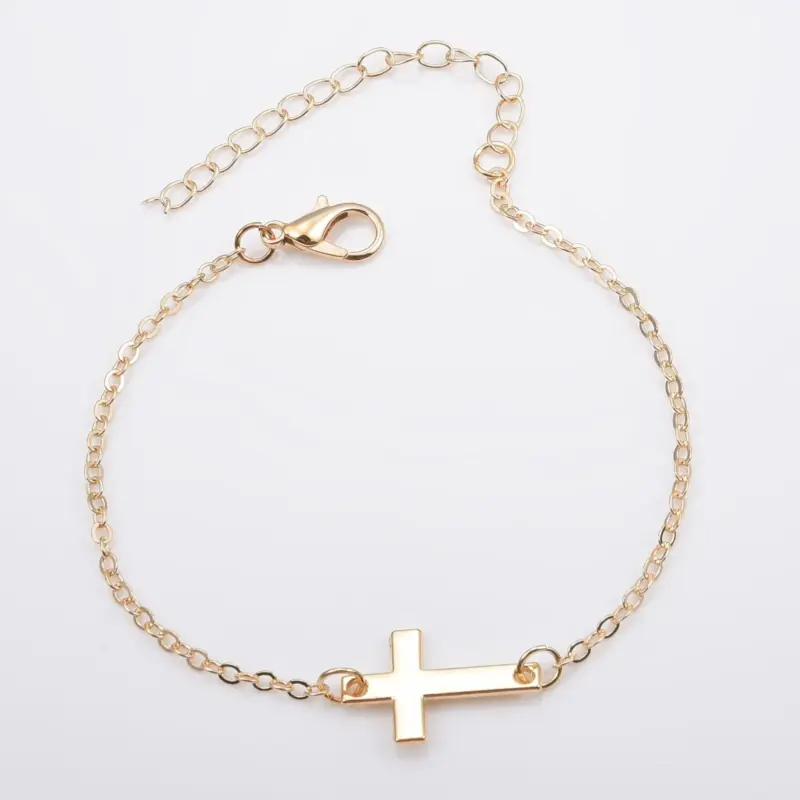 Kreuzarmband Damen – Geschenkidee mit Glaubenssymbol