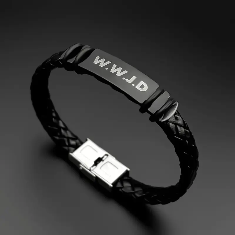 kf-S3185e34116fb4c279c1eba39c3c1bae6Q WWJD Armband – Was würde Jesus tun? Hauptansicht