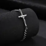 Jesus Kruzifix Armband für Herren – weitere Produktansicht