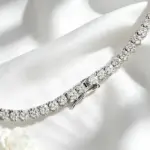 Tenniskette aus 925 Sterling Silber in verschiedenen Längen