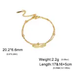 Engelsflügel Armband – Gold Design 2