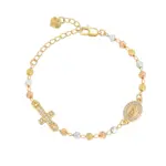 Marienarmband mit Kreuz für Damen – Design 3