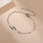 Christliches Jesusfisch Armband aus Edelstahl – weitere Ansicht