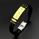 WWJD Armband – Design 1 und Produktansicht