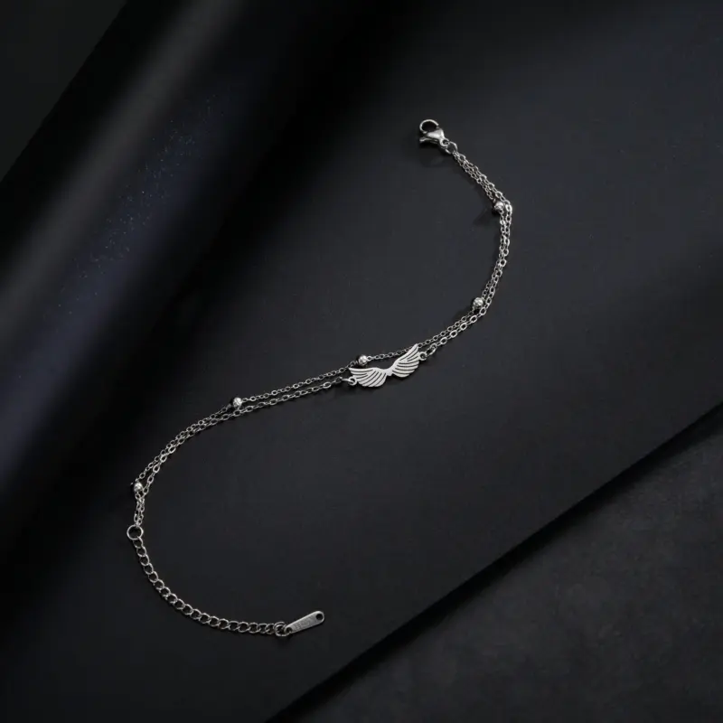 Engelsflügel Armband Damen – feines Edelstahl Design