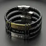 Christliches WWJD Armband – Detailansicht