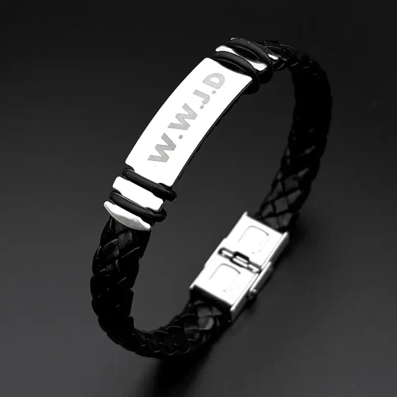 Was würde Jesus tun Armband – Detailansicht