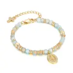 Marienarmband mit Kreuz für Damen – Design 10