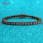 Moissanit Tennisarmband aus 925 Sterling Silber mit VVS1 Steinen
