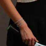Tennisarmband aus 925er Sterlingsilber laut Anbieter