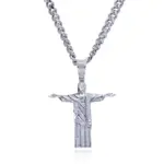 MossanRappr Christus-Erlöser Anhänger mit 60 cm Silberkette