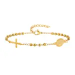 Marienarmband mit Kreuz für Damen – Design 6