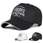 Christliche Cap mit CHRIST-Motiv in Schwarz und Weiß