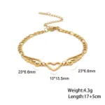 Engelsflügel Armband – Gold Design 4