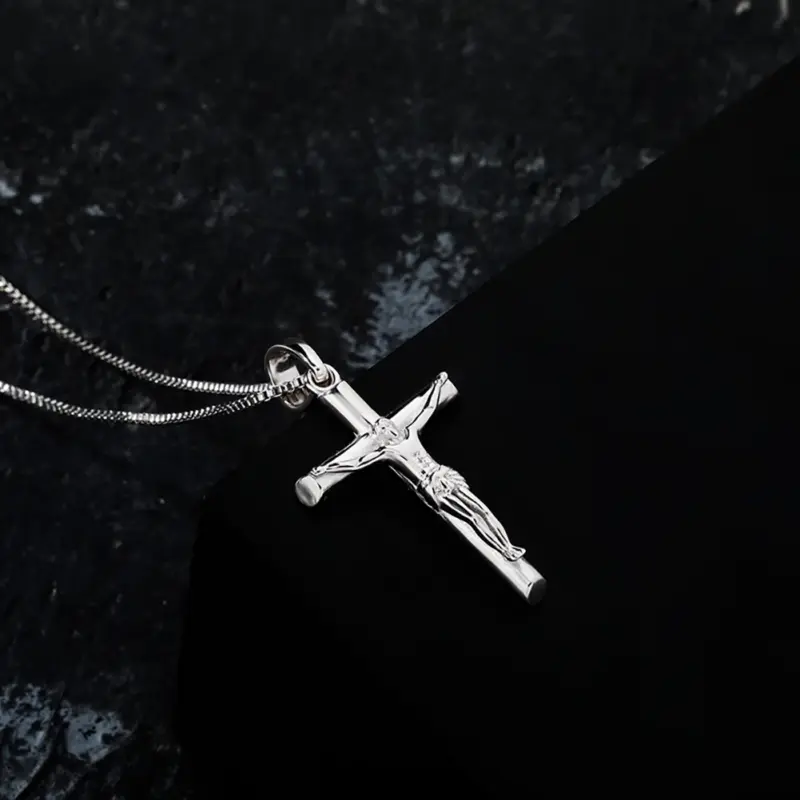Jesus Kreuzanhänger 925 Silber – Produktdetail TOPGRILLZ