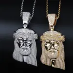 TOPGRILLZ Jesus Kette Iced Out – Zirkonia Hauptansicht
