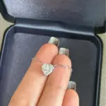 TRUMIUM Herzanhänger aus 925 Silber – Detailansicht