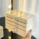 Schmuckorganizer mit Schubladen für Ringe, Ketten und Ohrringe – weitere Ansicht
