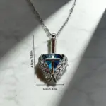 Herz- und Kreuzanhänger als Memorialschmuck – Produktansicht