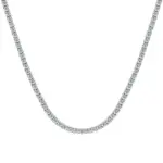 KNOBSPIN 3-mm-Moissanit-Tenniskette ohne Anhänger