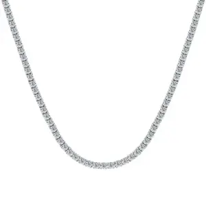 KNOBSPIN 3-mm-Moissanit-Tenniskette ohne Anhänger