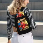 Jesus Has Your Back Rucksack – weitere Ansicht des Designs