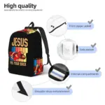 Christlicher Jiu-Jitsu Rucksack mit Jesus-Botschaft – Produktansicht