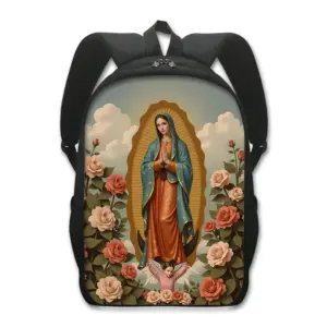 COOLOST Marienrucksack, Druckmotiv 06: Guadalupe mit Rosen