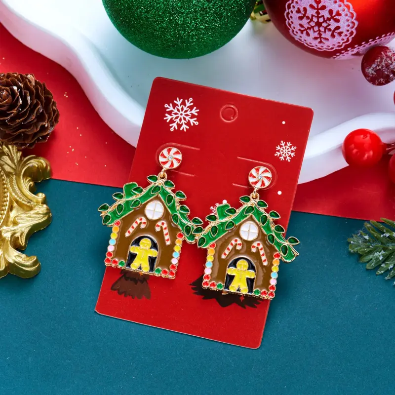 RINHOO FRIENDSHIP Weihnachts-Ohrhänger – ergänzende Originalaufnahme aus der Produktgalerie