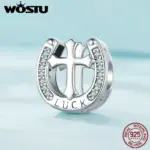 Schutzengel Charm 925 Silber mit Herz – Detailansicht