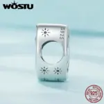 Hufeisen mit Kreuz Charm aus 925 Sterling Silber – Detailansicht