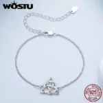 WOSTU Symbol-Armband mit Hamsa Kreuz und Knoten – Produktansicht