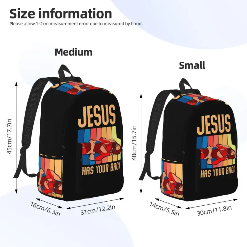 Jesus Has Your Back Rucksack – weitere Produktansicht