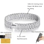 VVS1 Moissanit Armband aus 925 Silber – Produktdetail