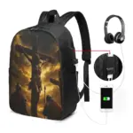 Christlicher Kreuz-Rucksack mit Jesus-Christus-Motiv – 12 Farben