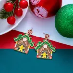 Festliche RINHOO FRIENDSHIP Motiv-Ohrhänger – weiteres Originalfoto der Weihnachtskollektion