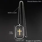 Vaterunser-Kreuzkette als christliches Geschenk – weitere Ansicht