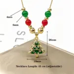 Chelsea Weihnachtskette – 45 cm verstellbar, Beispielanhänger 26 x 18 mm